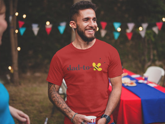 Dad To Bee Sommer-T-Shirt für Männer