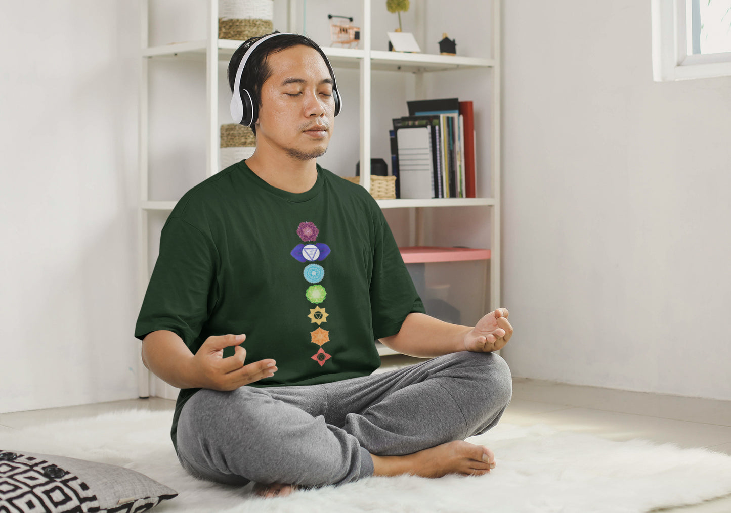 7 Chakras Summer T-shirt for Men