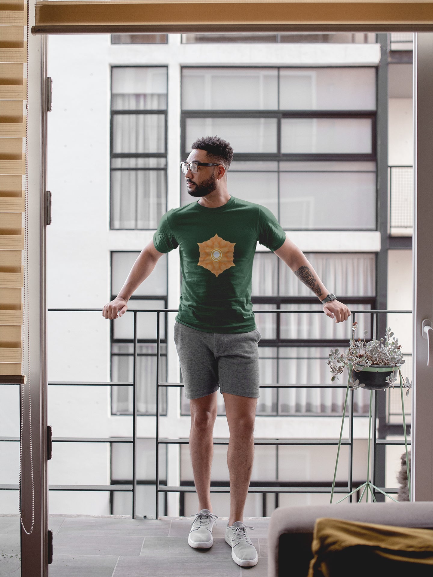 Sacral Chakra Summer T-shirt for Men