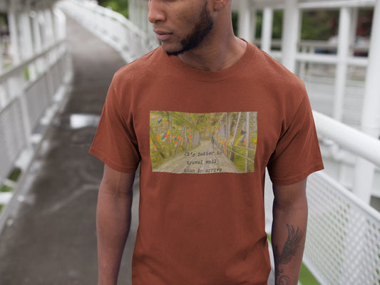 Travel Well Sommer-T-Shirt für Herren