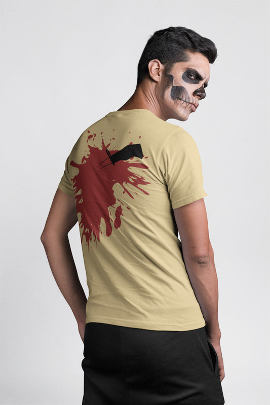 Back Stabbed Sommer-T-Shirt für Herren