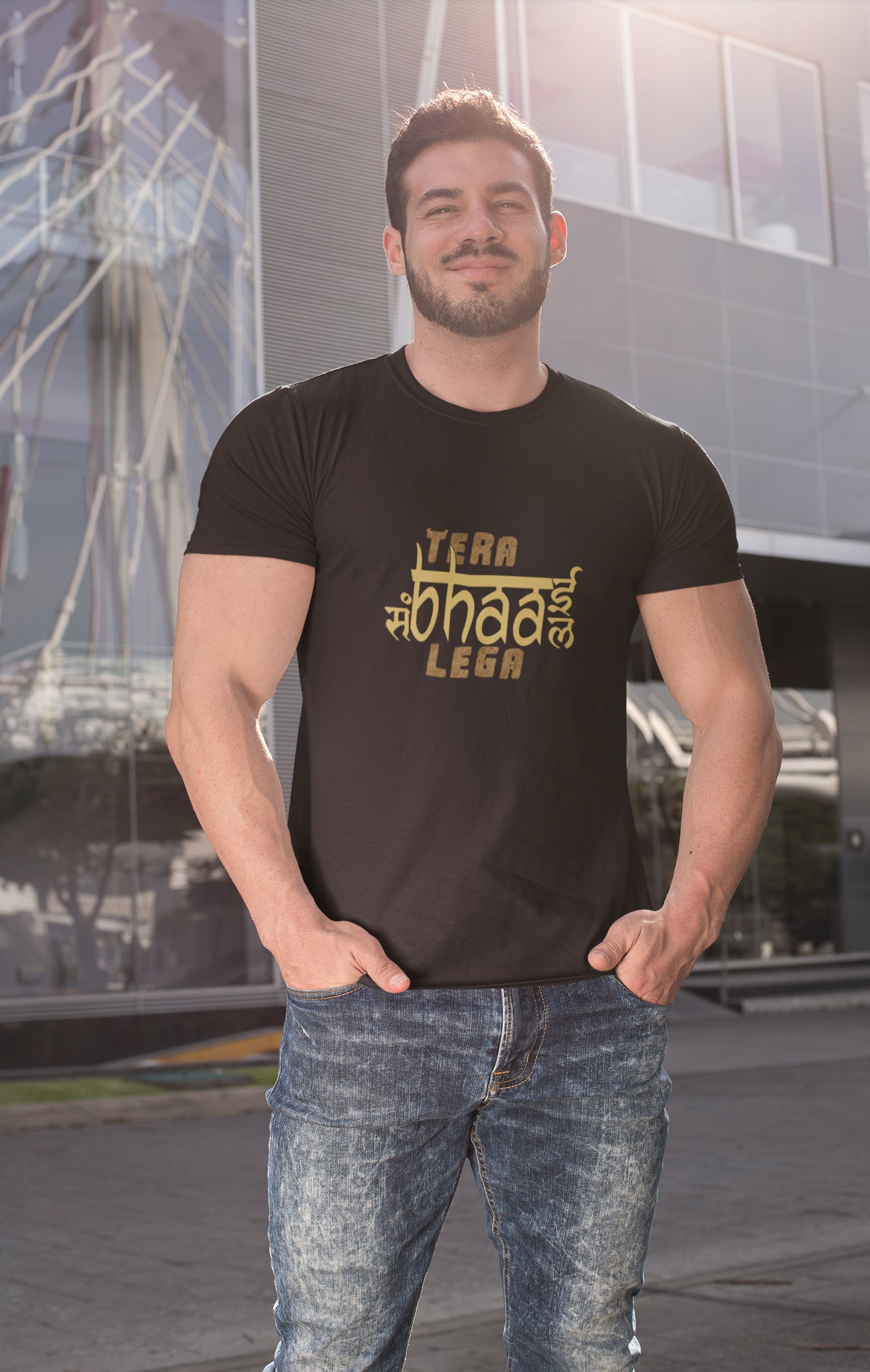 Tera Bhai Sambhal Lega Summer T-shirt for Men