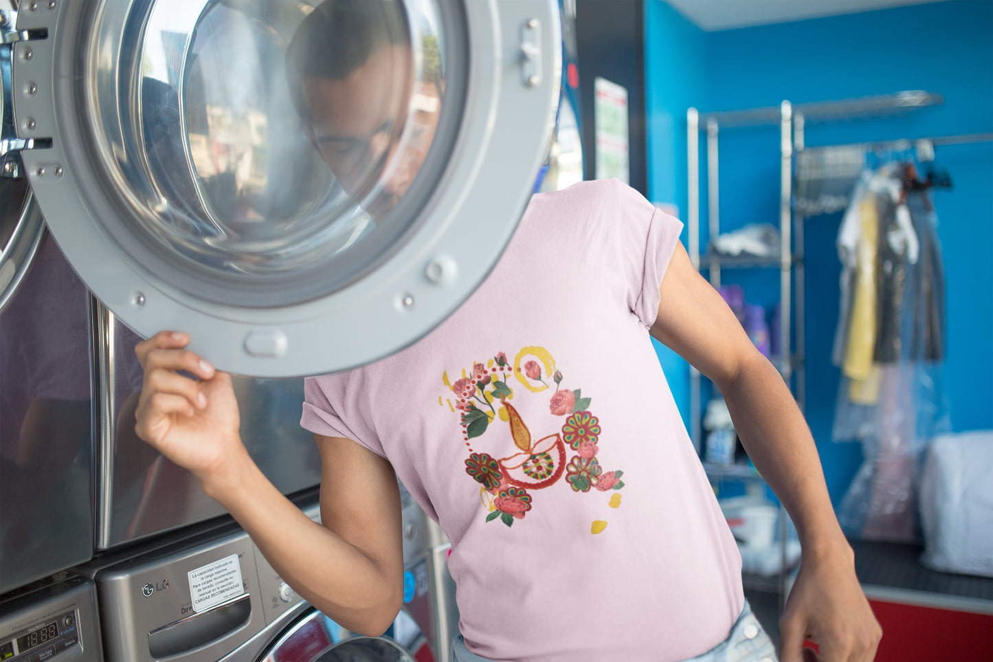 Diya Flower Sommer-T-Shirt für Männer