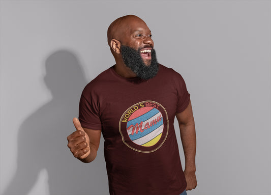 World's Best Mamu Summer T-shirt for Men