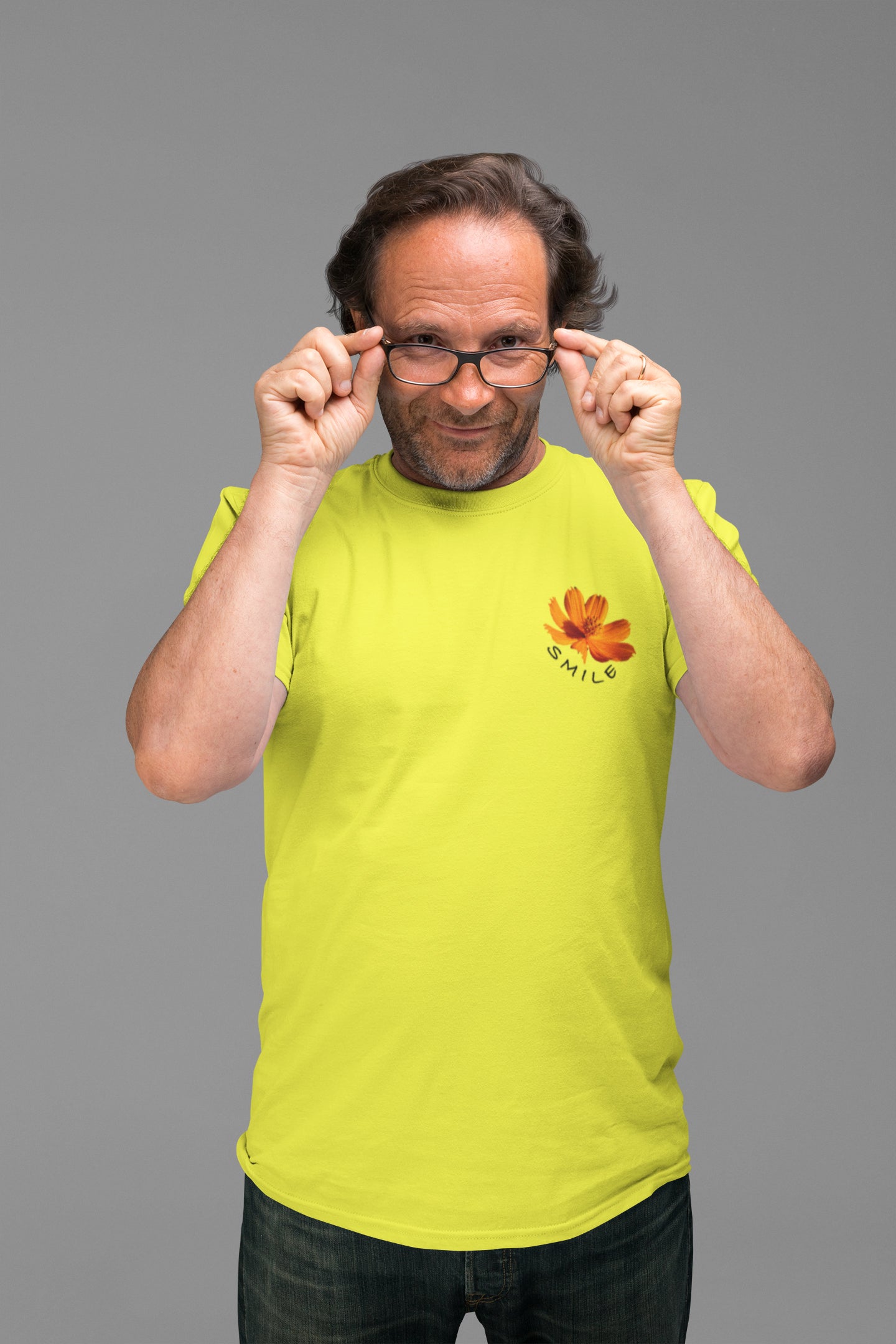 Smile Sommer-T-Shirt für Herren