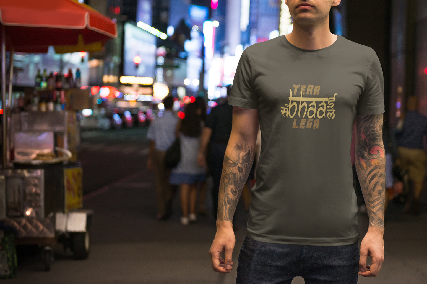 Tera Bhai Sambhal Lega Summer T-shirt for Men