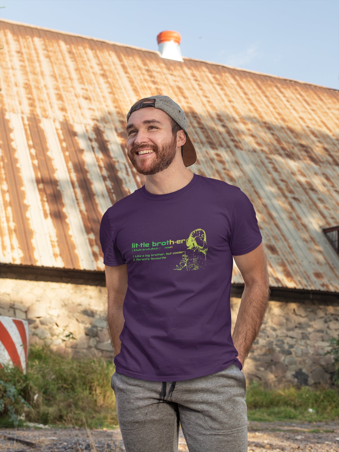Little Brother Summer T-shirt for Men