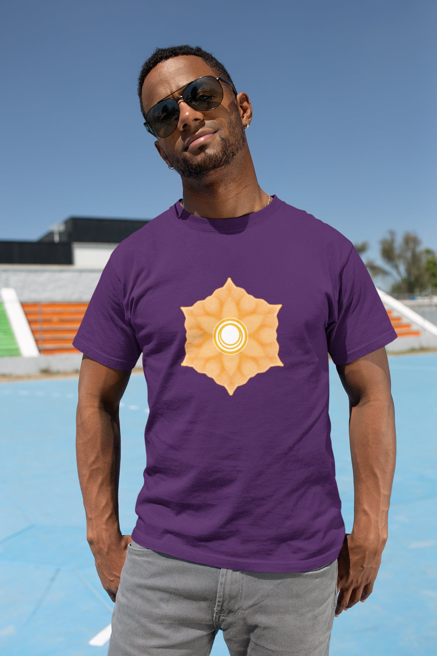 Sacral Chakra Summer T-shirt for Men