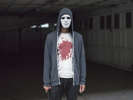 Blutiges Sommer-T-Shirt für Männer