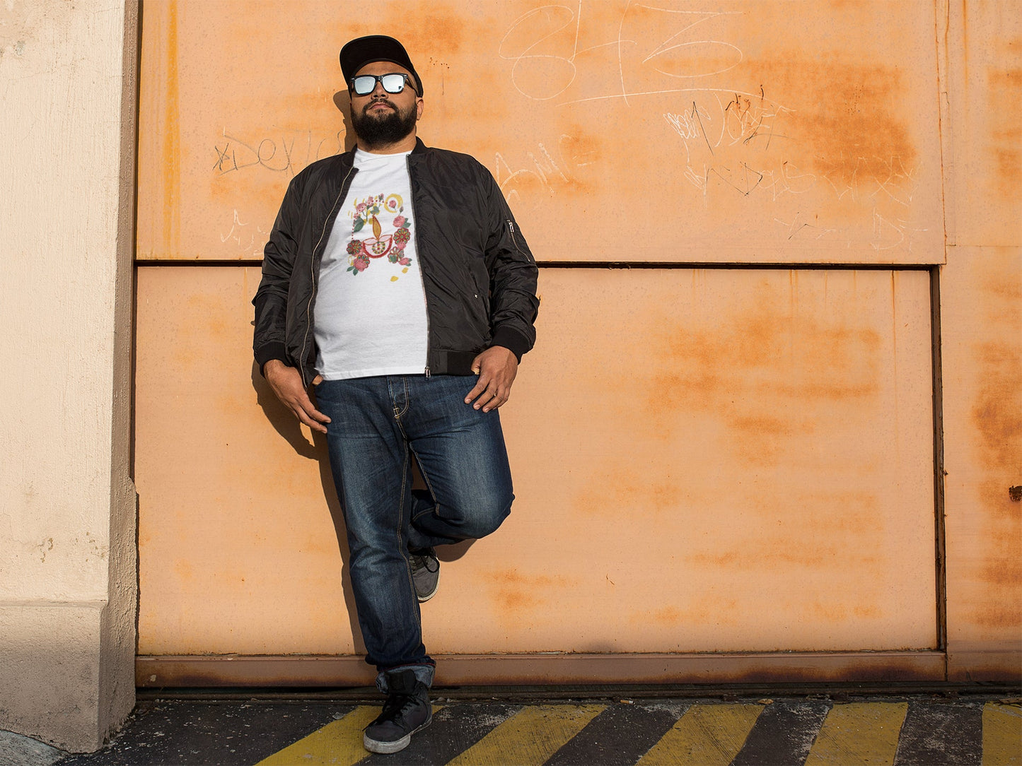 Diya Flower Sommer-T-Shirt für Männer
