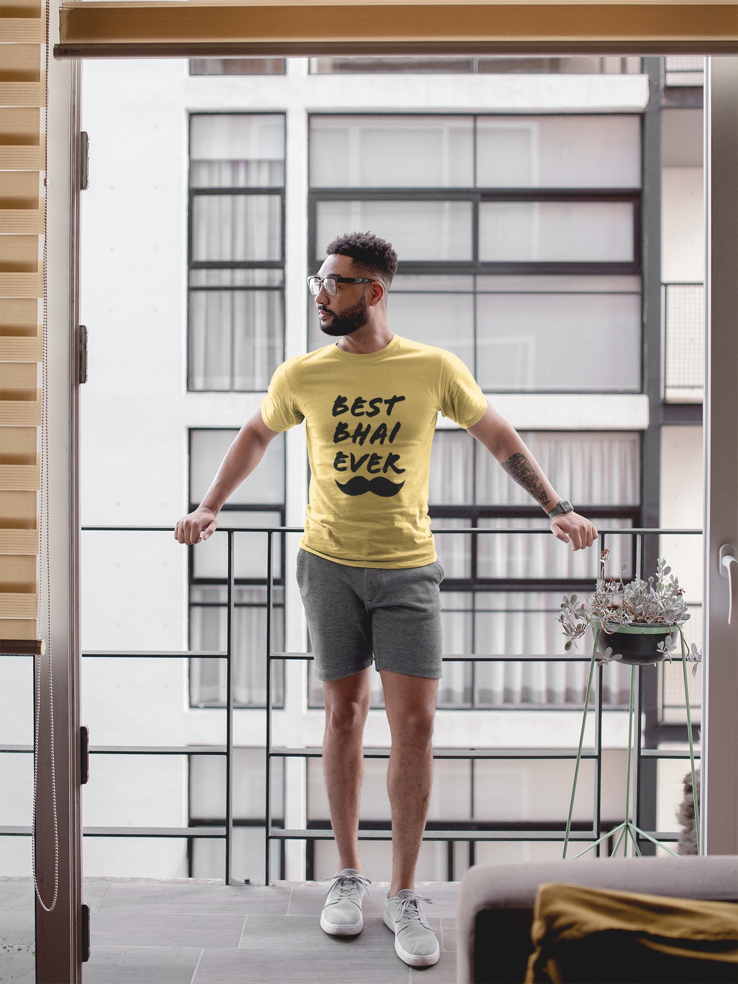 Best Bhai Ever Summer T-shirt for Men