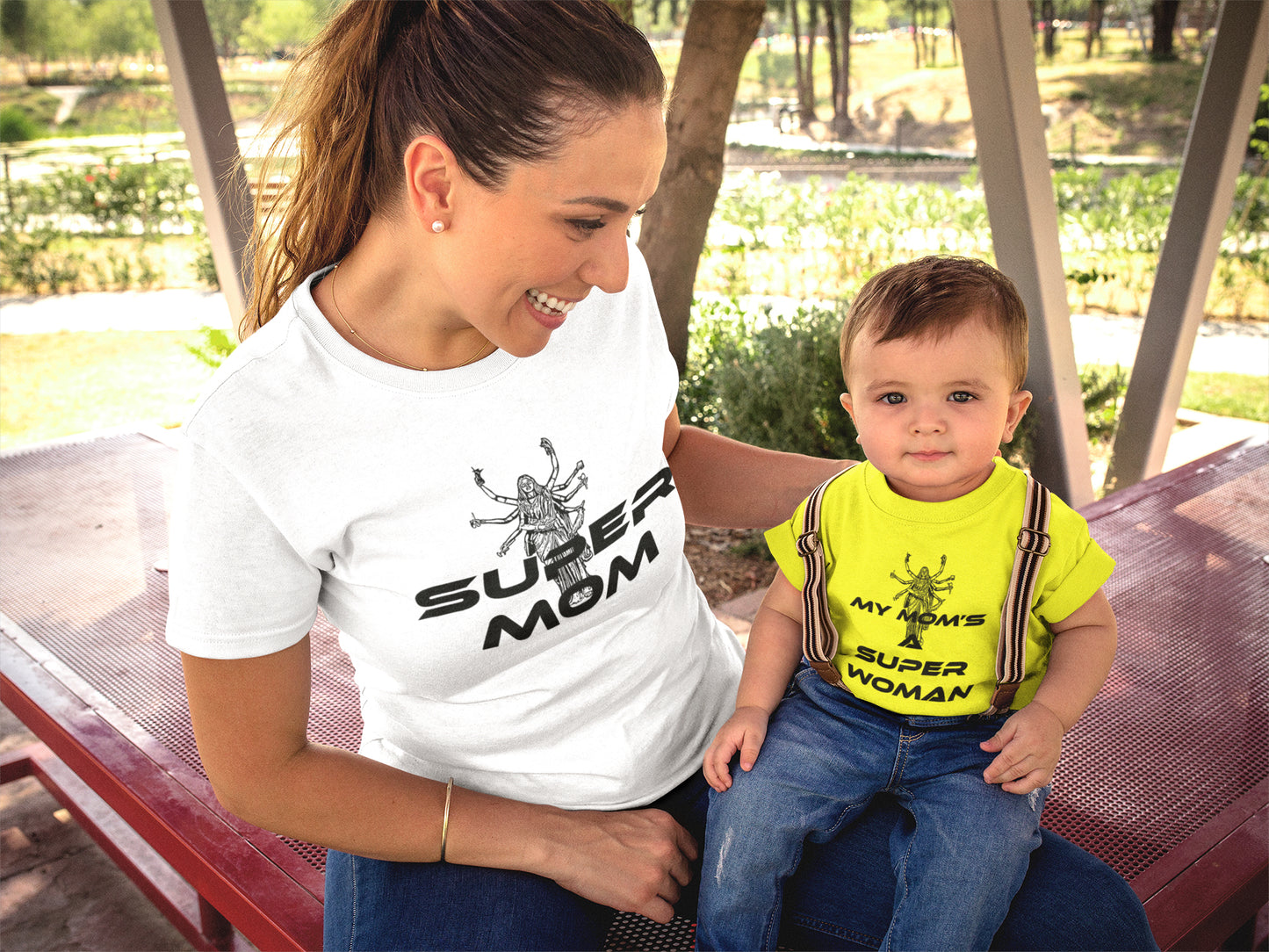 Summer T-shirt for Boys ( My Mom's A Super Woman )