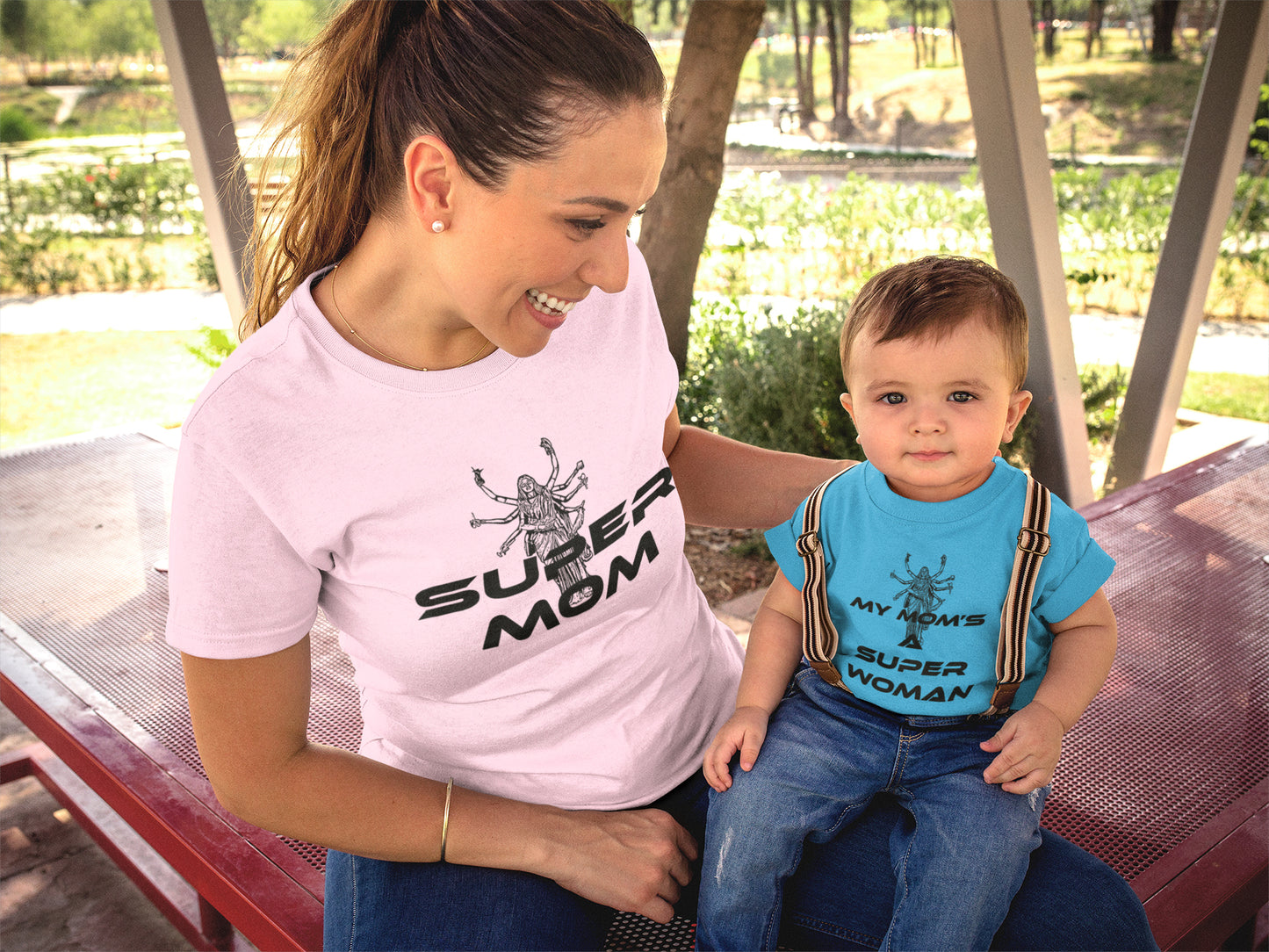 Summer T-shirt for Boys ( My Mom's A Super Woman )