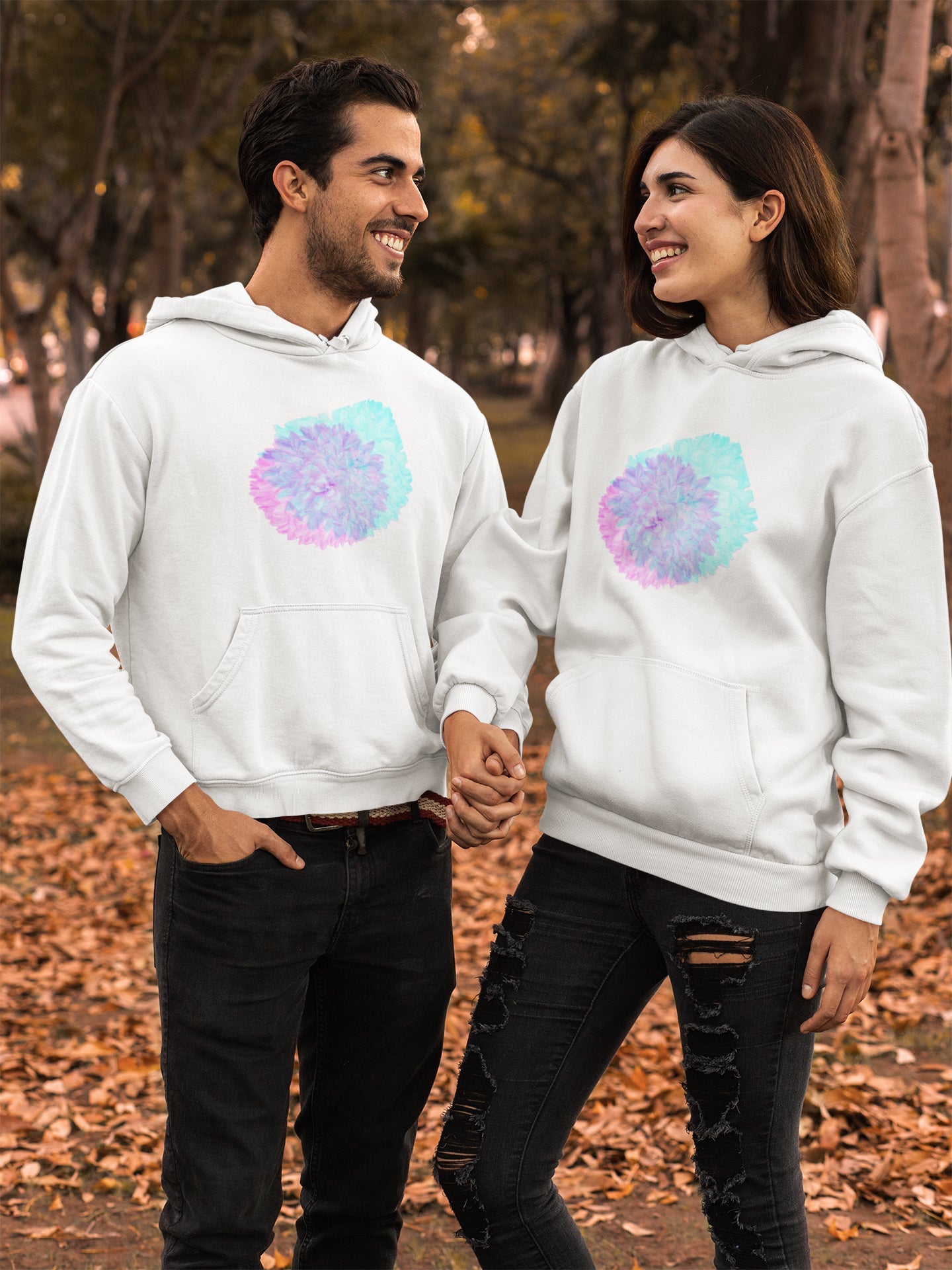 Unisex Hoodies (Dahlia Dual Tone)