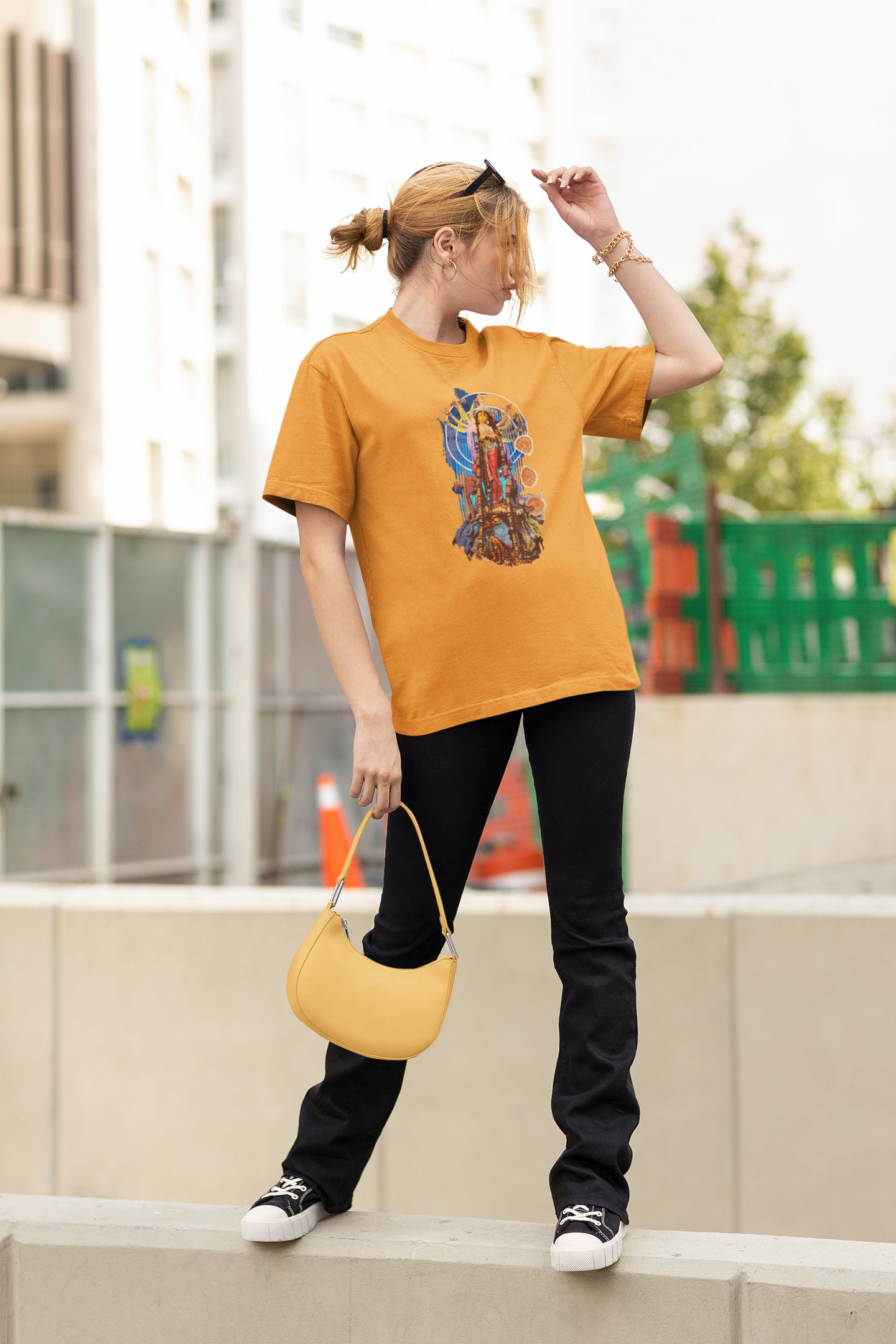 Durga Puja Unisex Oversized T-shirt