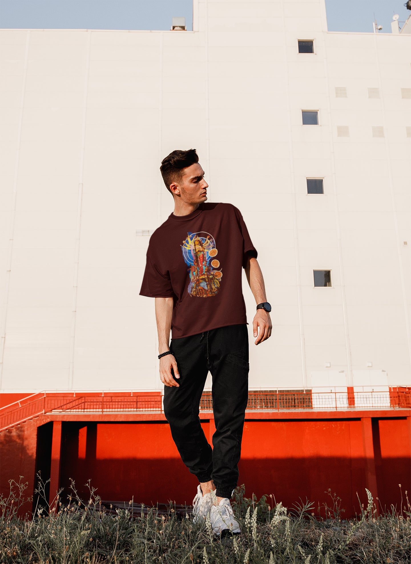 Durga Puja Unisex Oversized T-shirt
