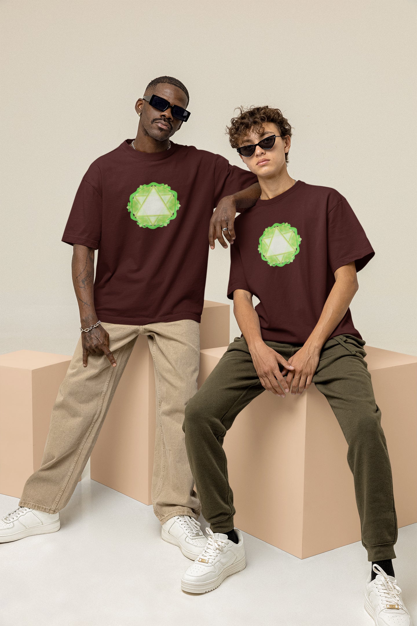 Heart Chakra Unisex Oversized T-shirt