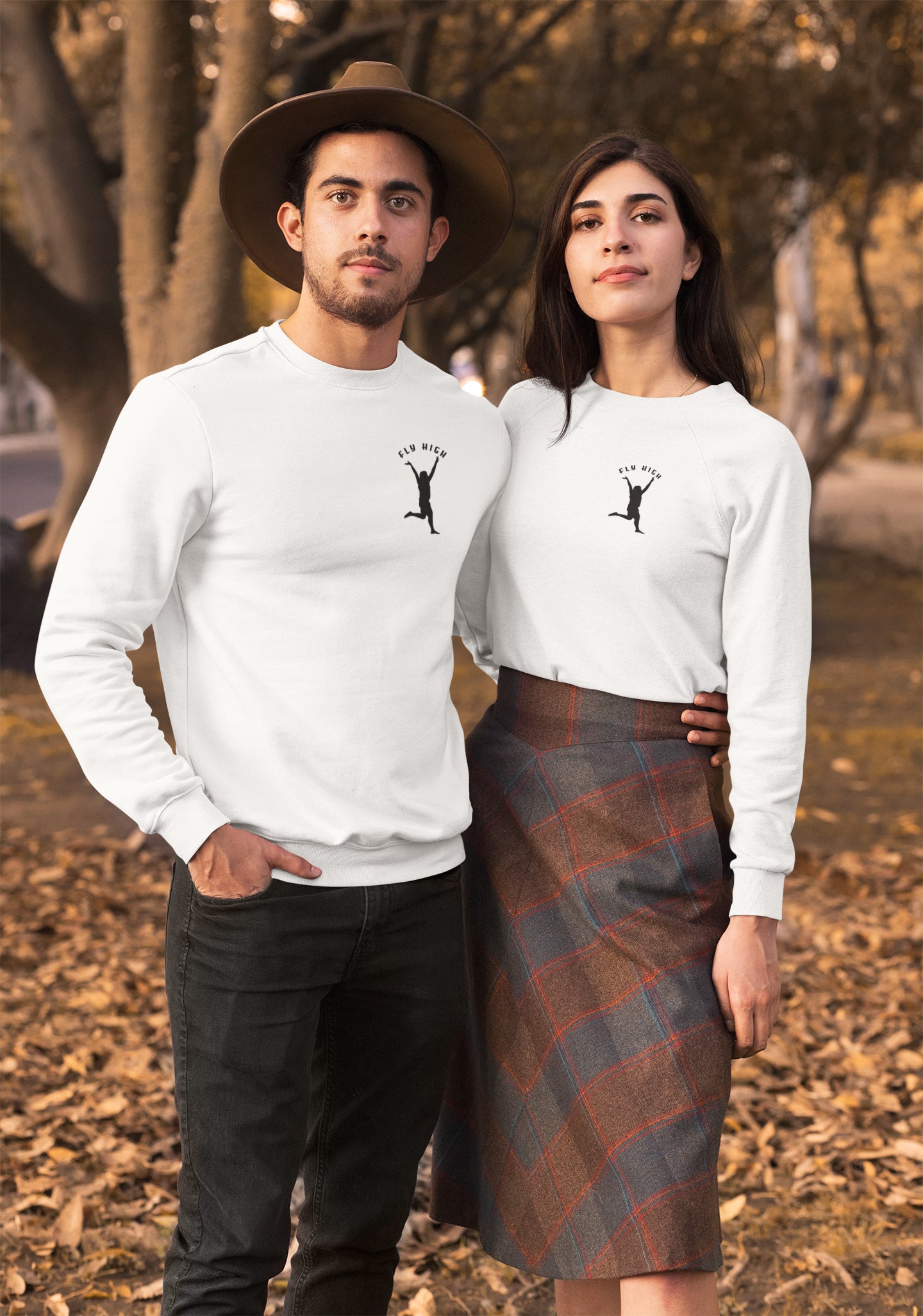 Fly High Pocket Print Unisex Sweatshirt