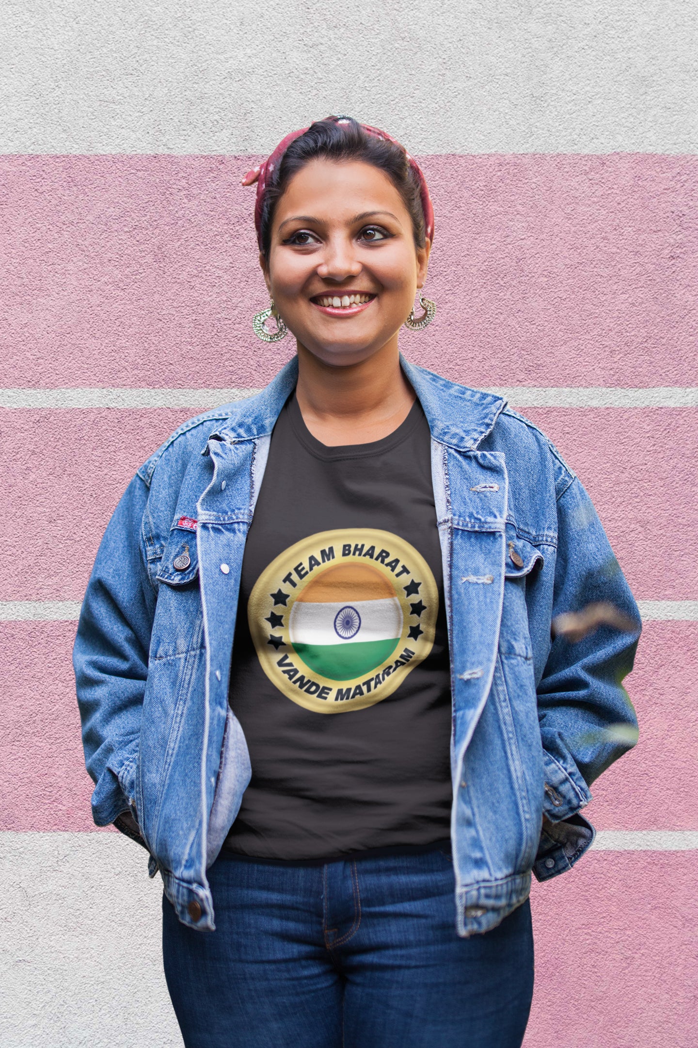 Summer T-shirt for Women ( Team Bharat )
