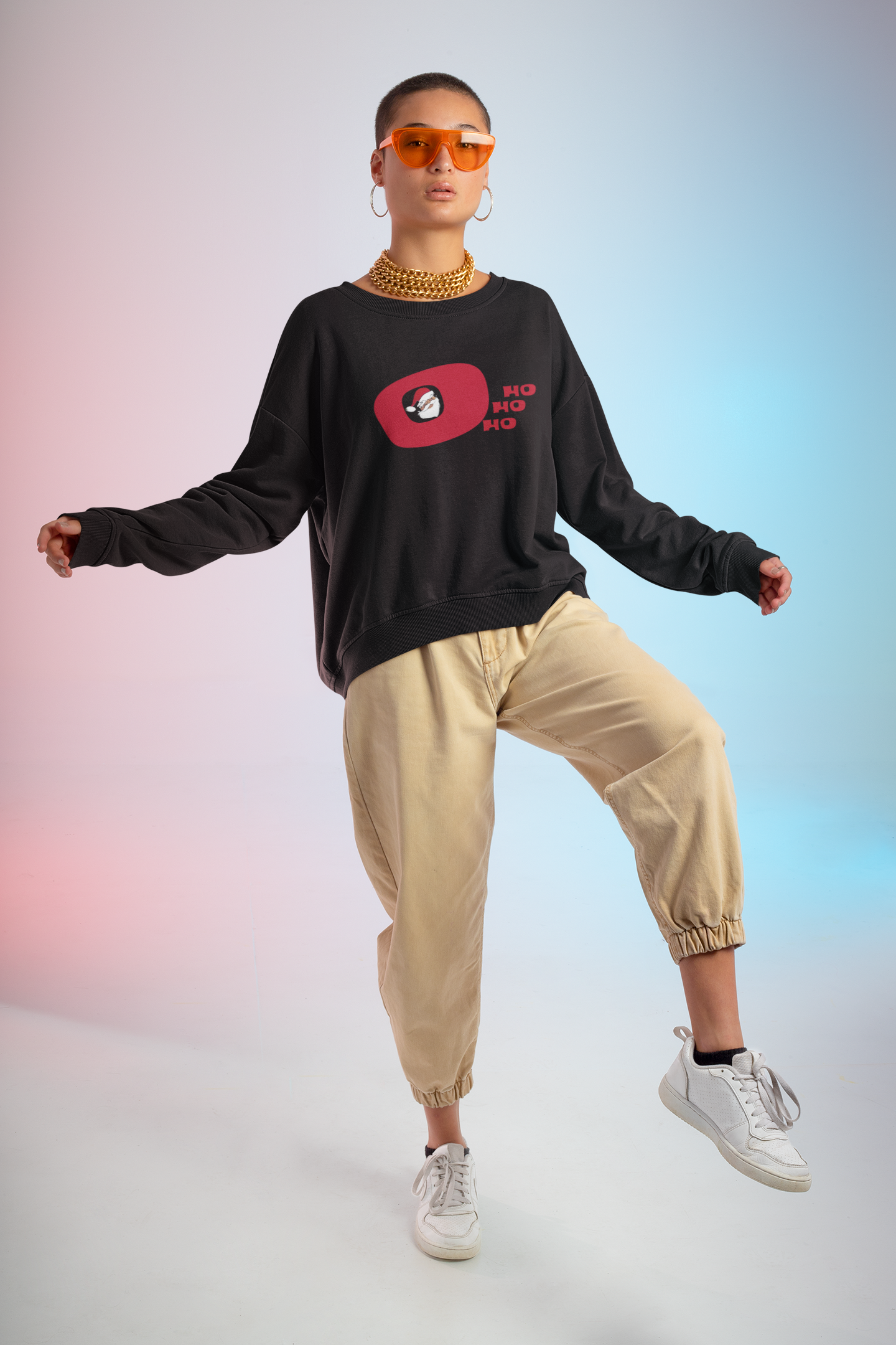 Sweatshirt for Women ( O HO HO HO )