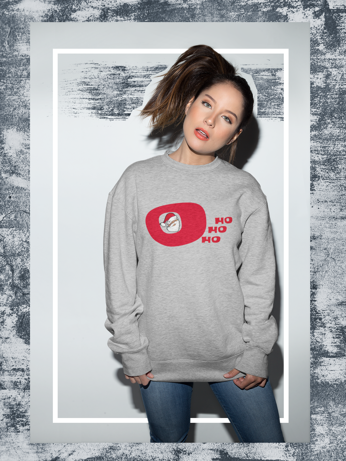 Sweatshirt for Women ( O HO HO HO )