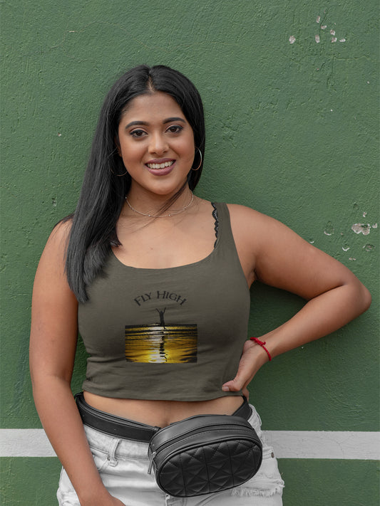 Fly High Shrivardhan Crop Tank For Women