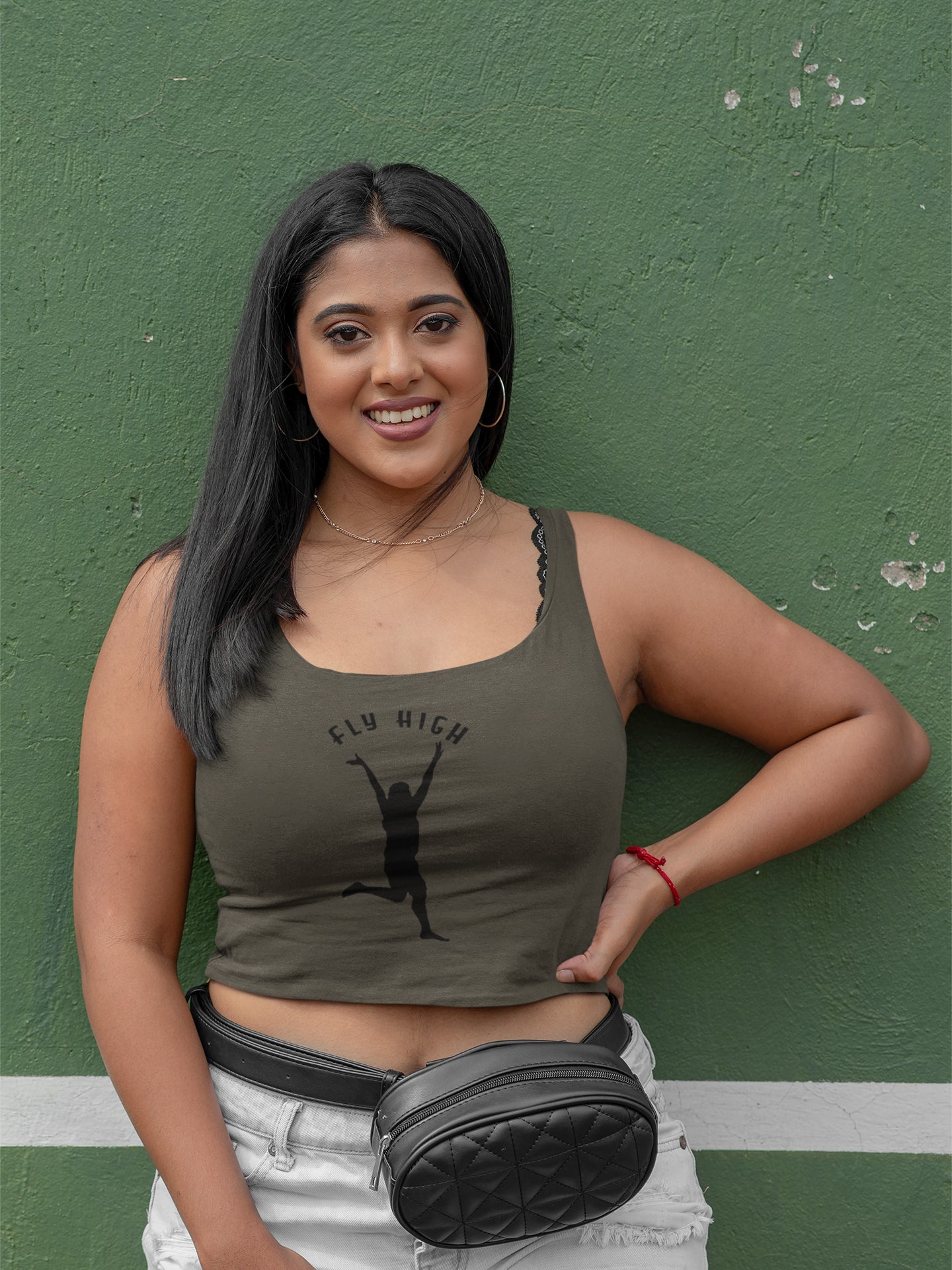 Fly High Crop Tank für Damen