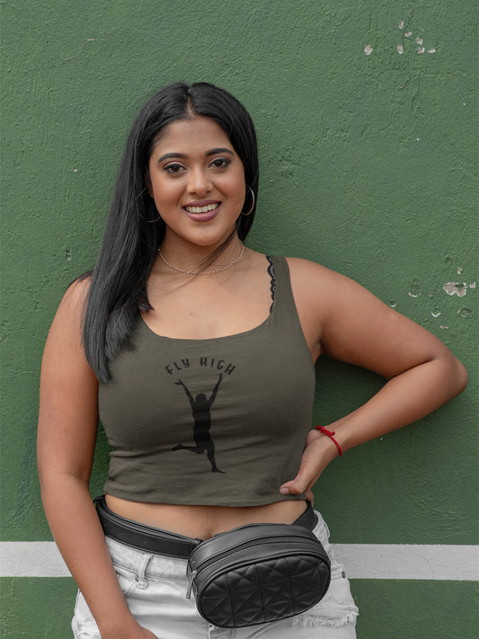 Fly High Crop Tank For Women