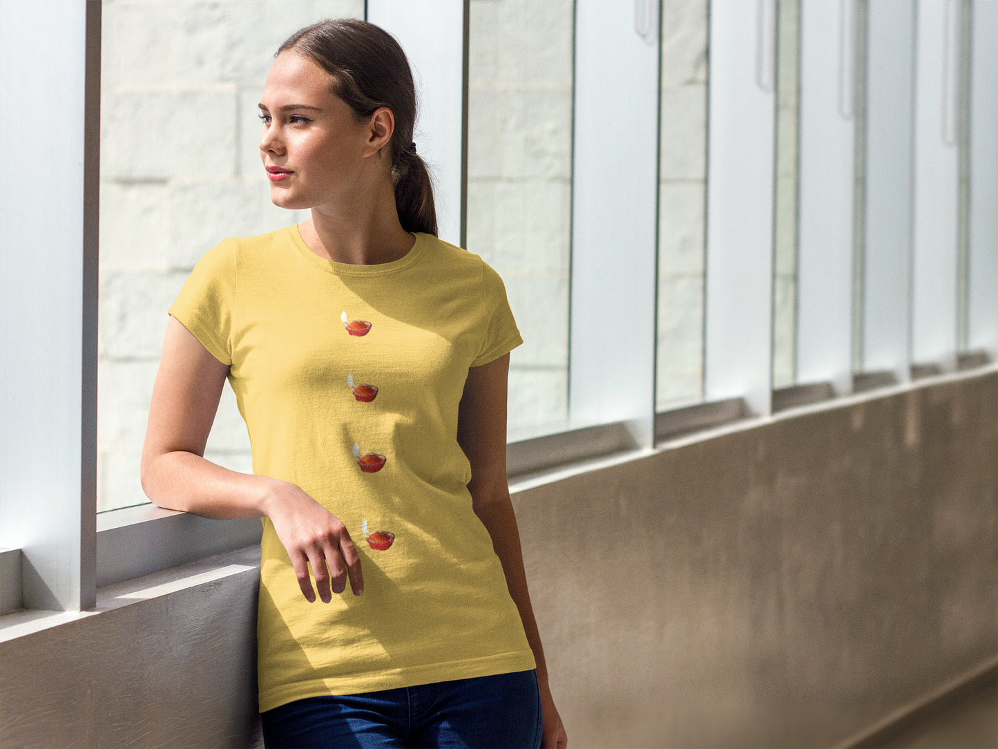 Summer T-shirt for Women(DIYA BUTTON)