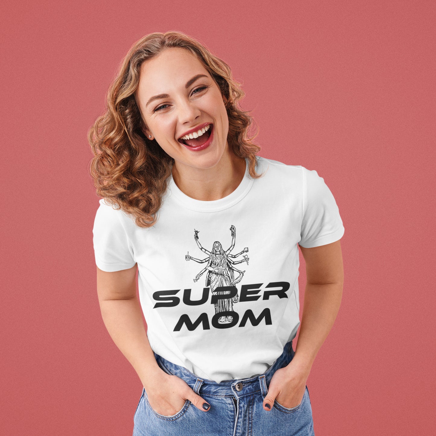 Summer T-shirt for Women( Super Mom )