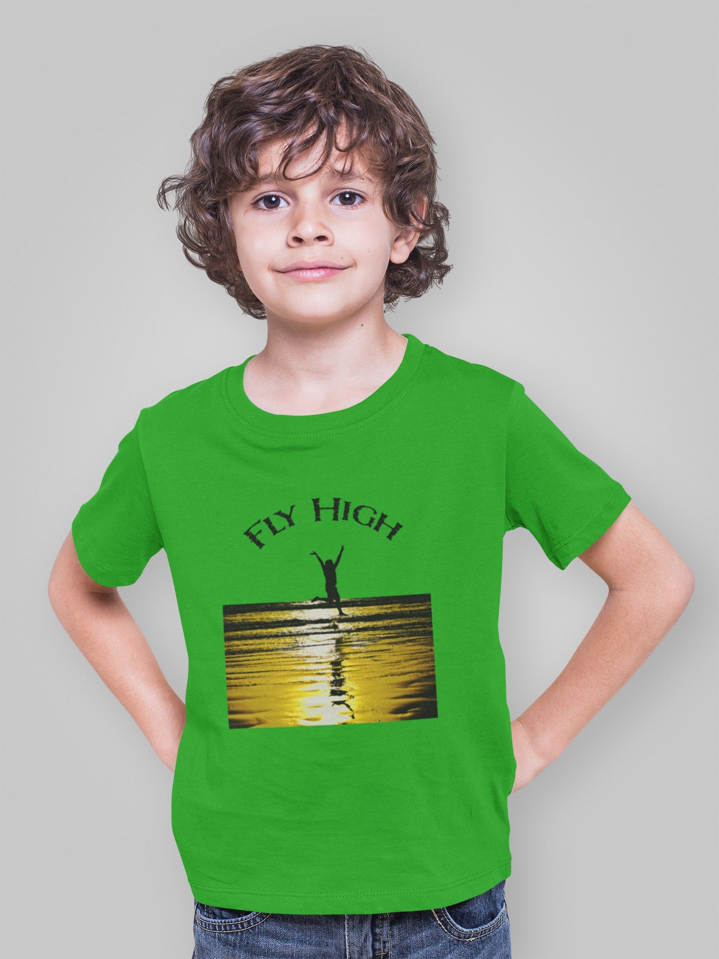 Fly High Shrivardhan Sommer-T-Shirt für Jungen