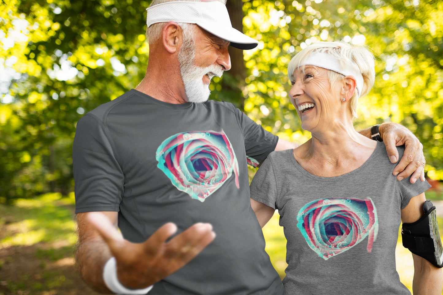 Rose Multicolour T-shirt for Men