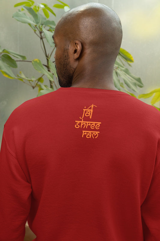 Jai Shree Ram Back Print Unisex Sweatshirt