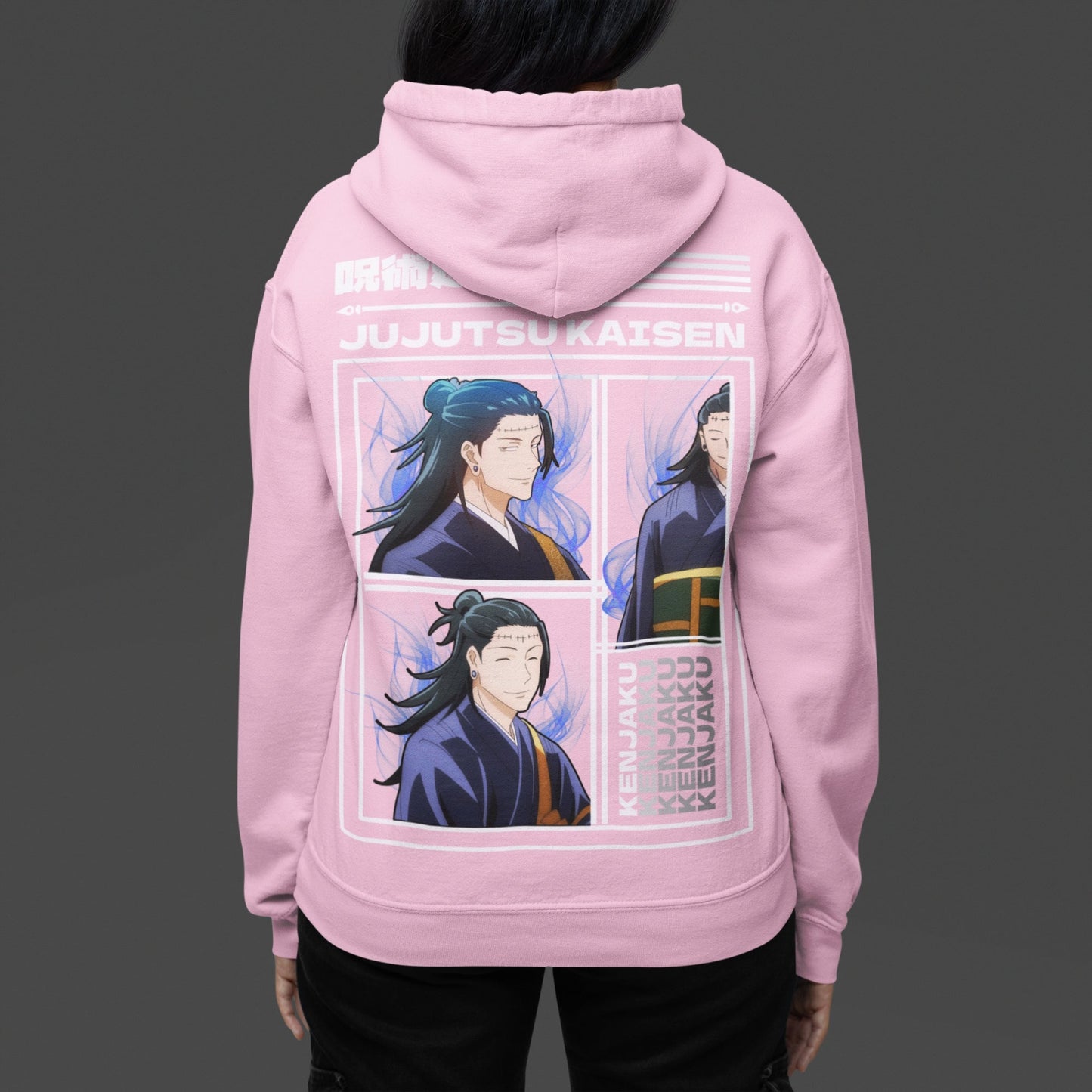 Kenjaku Back Print Unisex Hoodie
