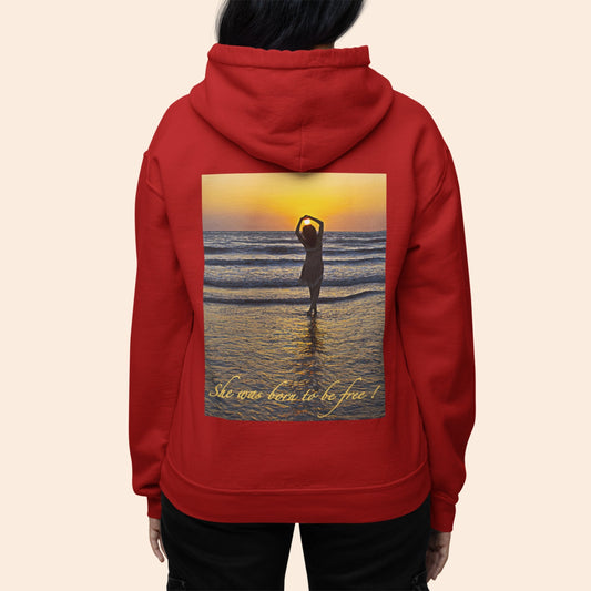 She Was Born To Be Free Unisex Hoodie