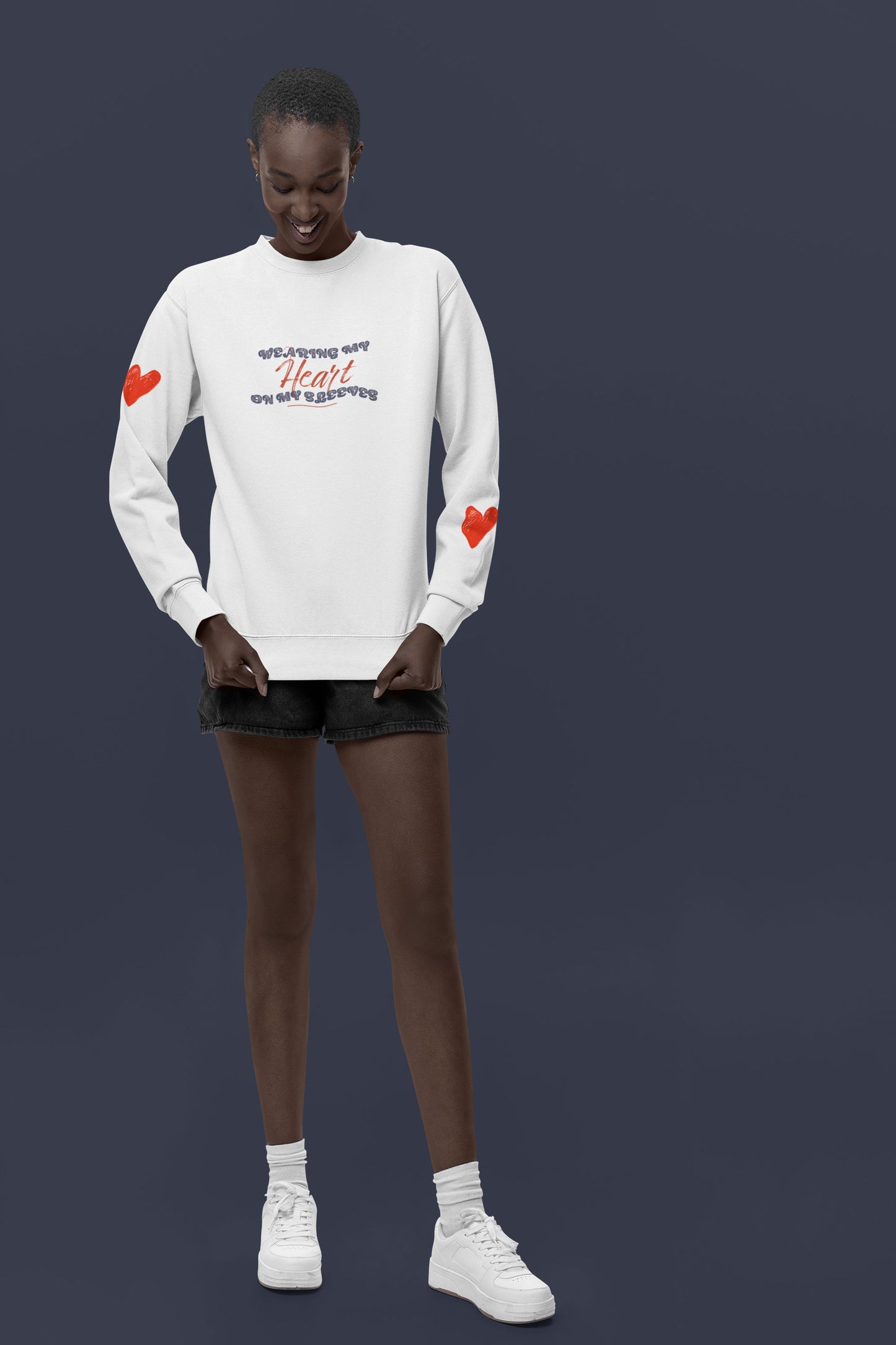 Wearing My Heart On My Sleeves Unisex Sweatshirt