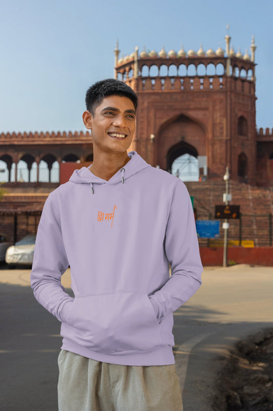Jai Shri Ram Neck Print Unisex Hoodie