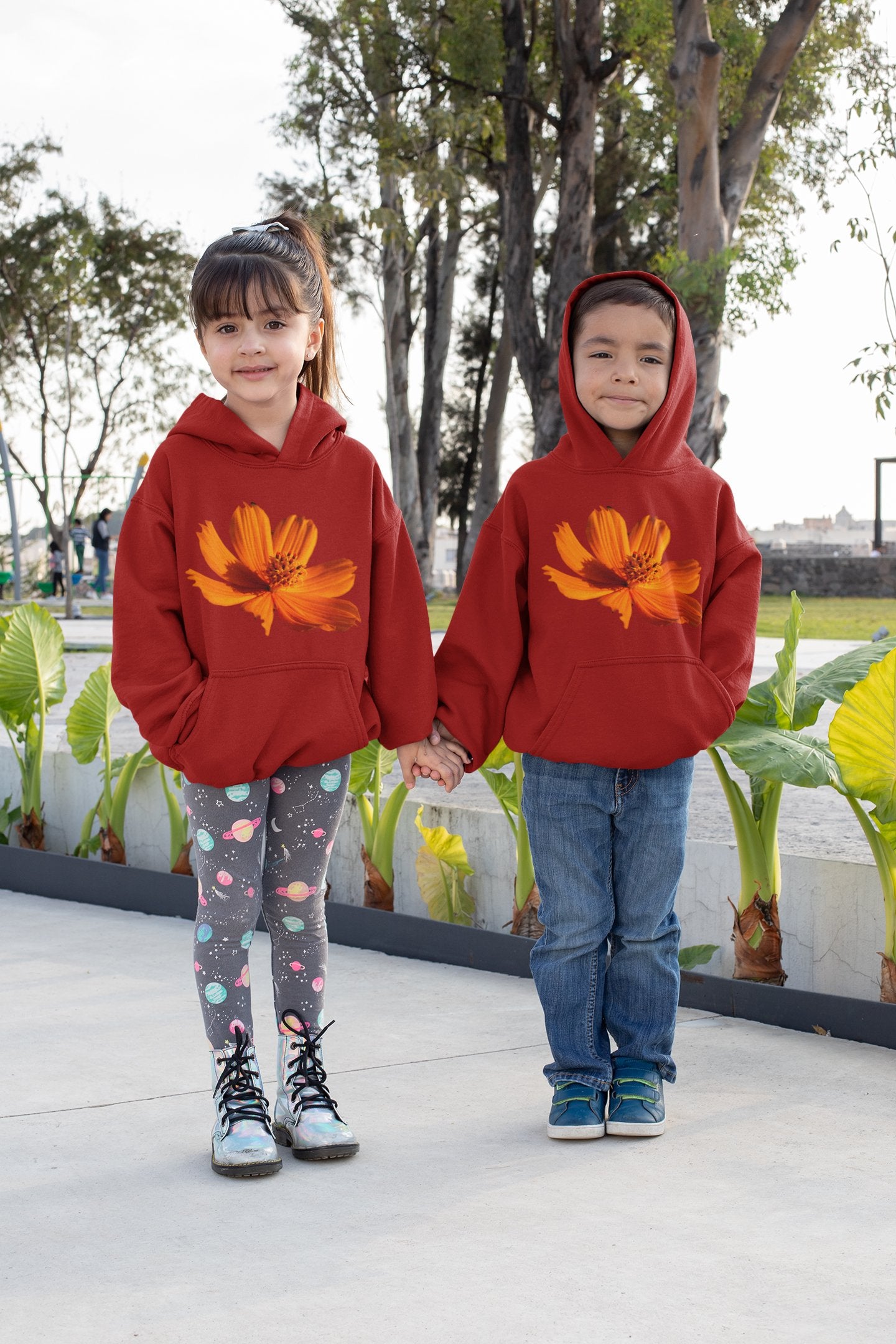 Hoodies for Children (FLOWER HEAD)