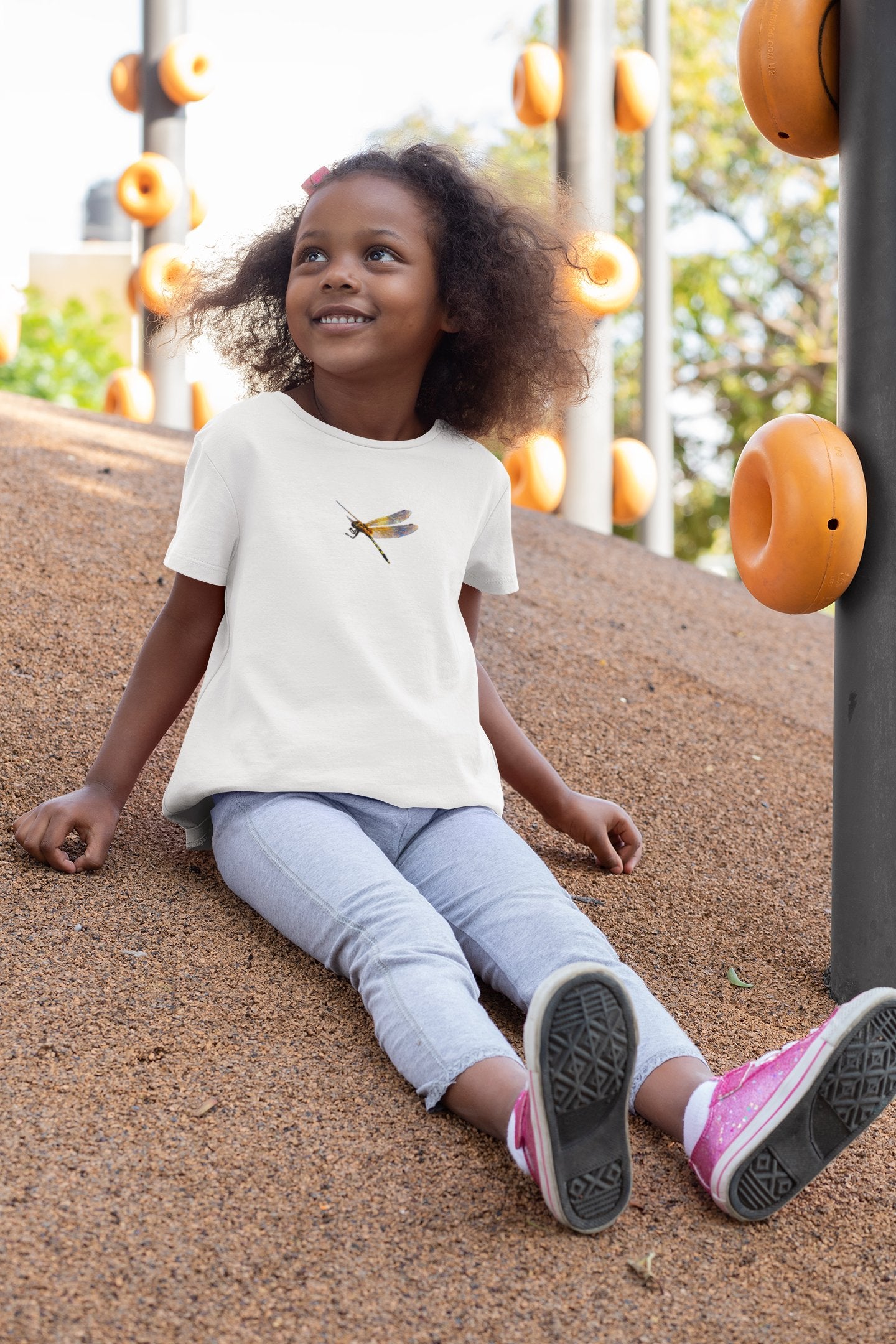 Summer T-shirt for Girls(DRAGONFLY SMALL)
