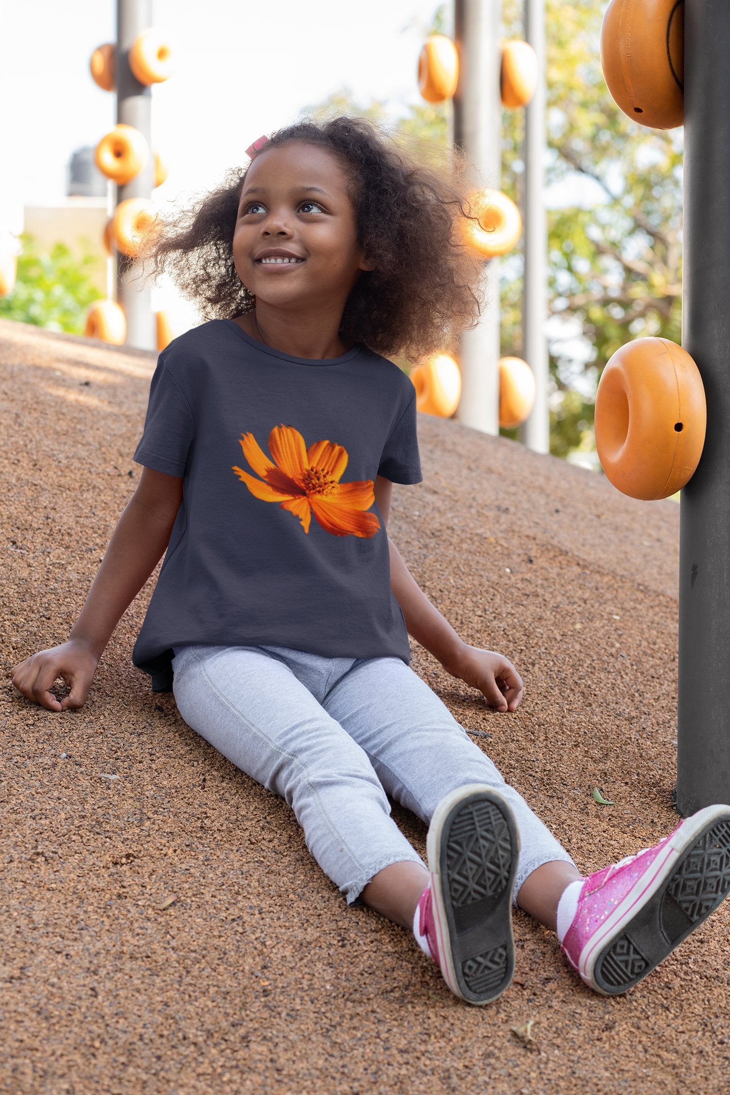 Summer T-shirt for Girls(FLOWERHEAD)