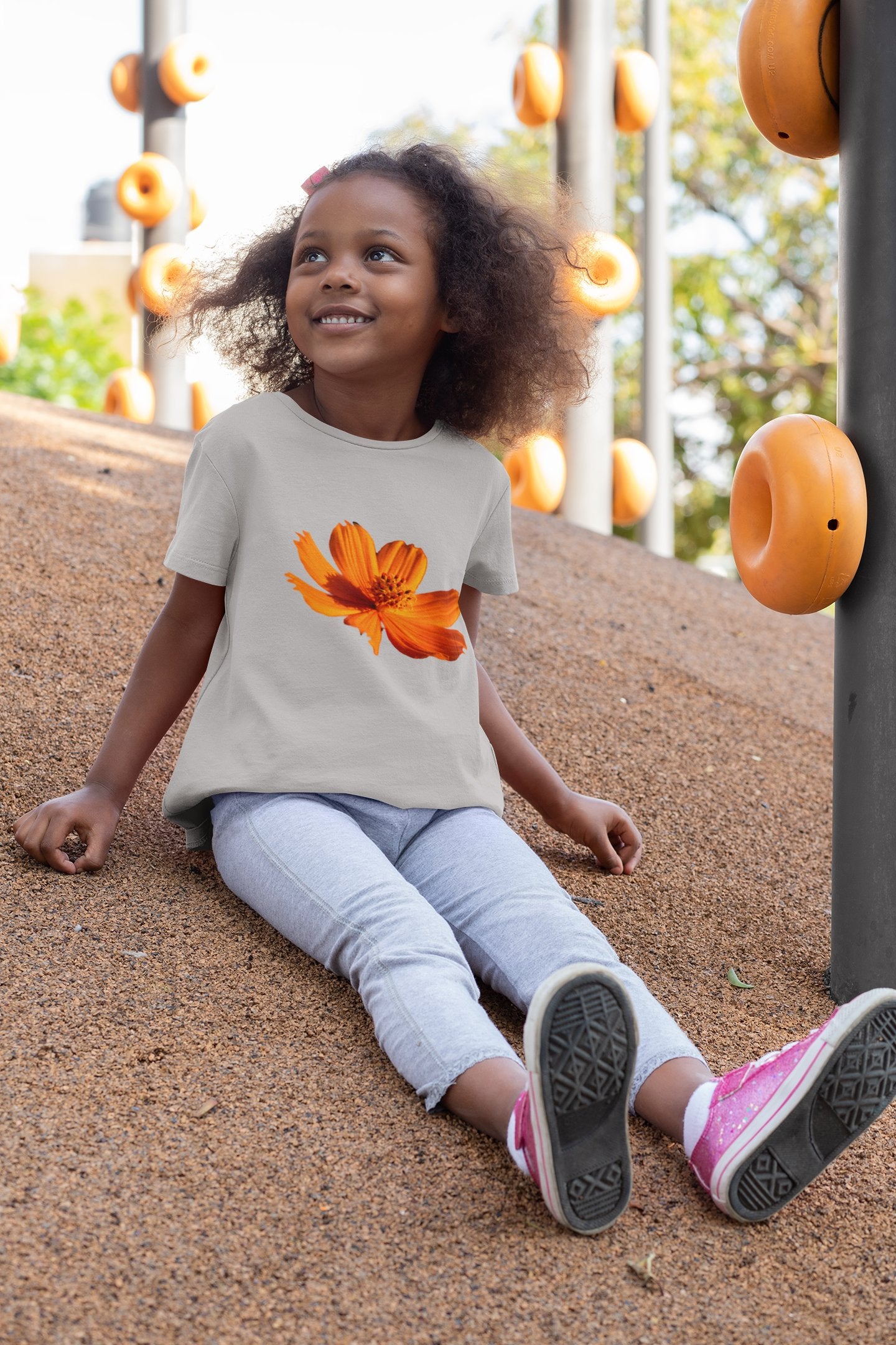 Summer T-shirt for Girls(FLOWERHEAD)