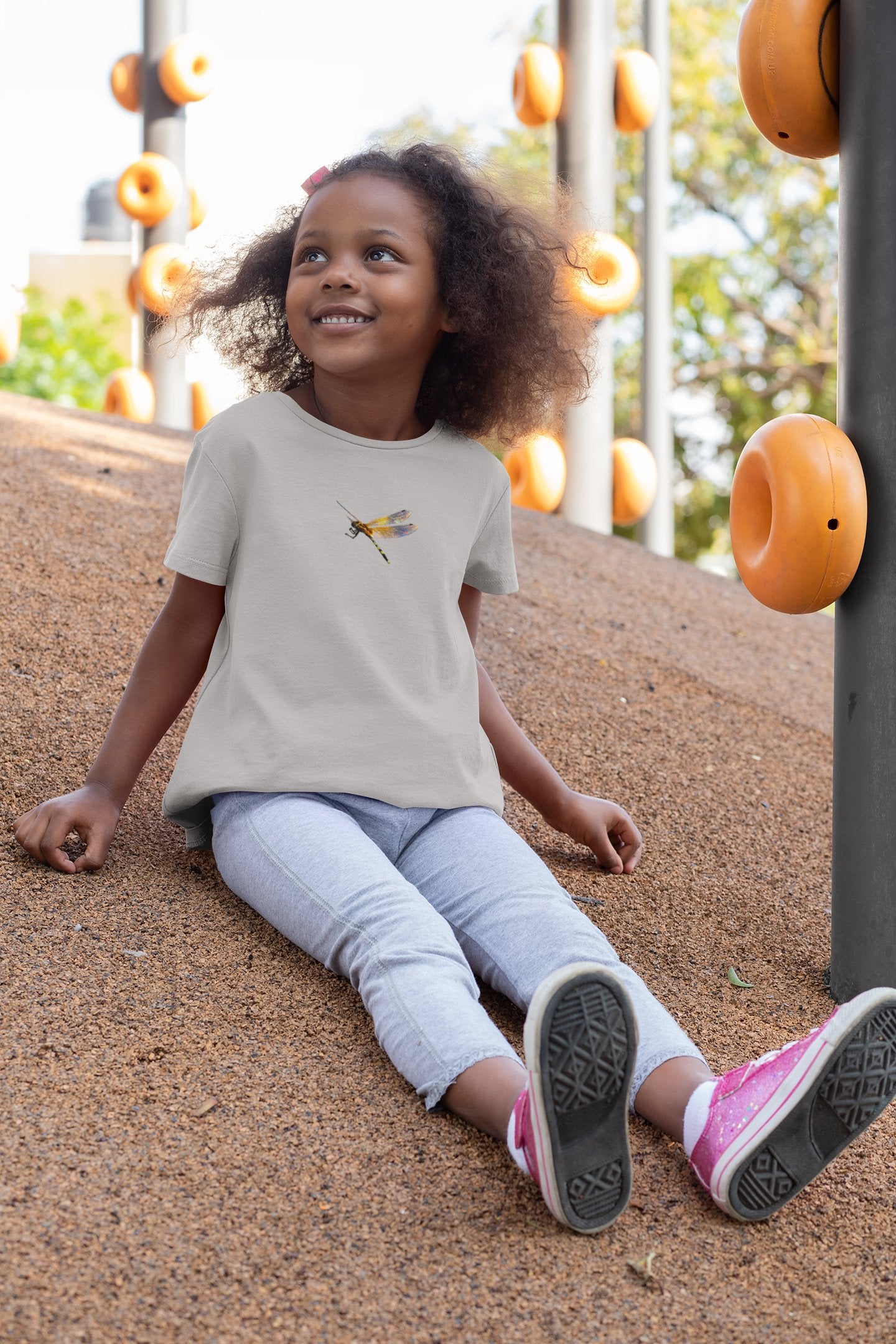 Summer T-shirt for Girls(DRAGONFLY SMALL)