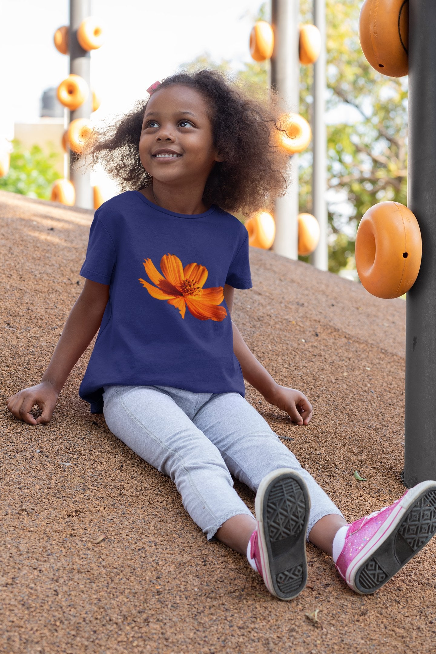 Summer T-shirt for Girls(FLOWERHEAD)