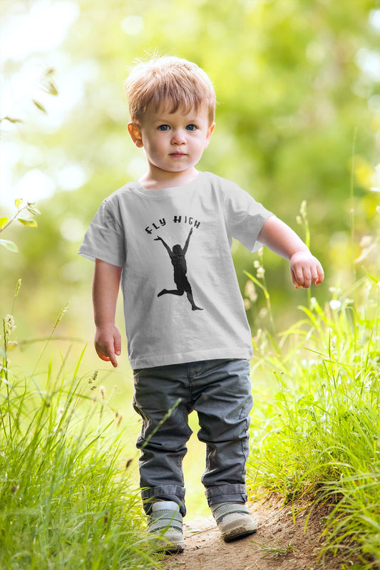 Sommer-T-Shirt für Jungen (Fly High Black)