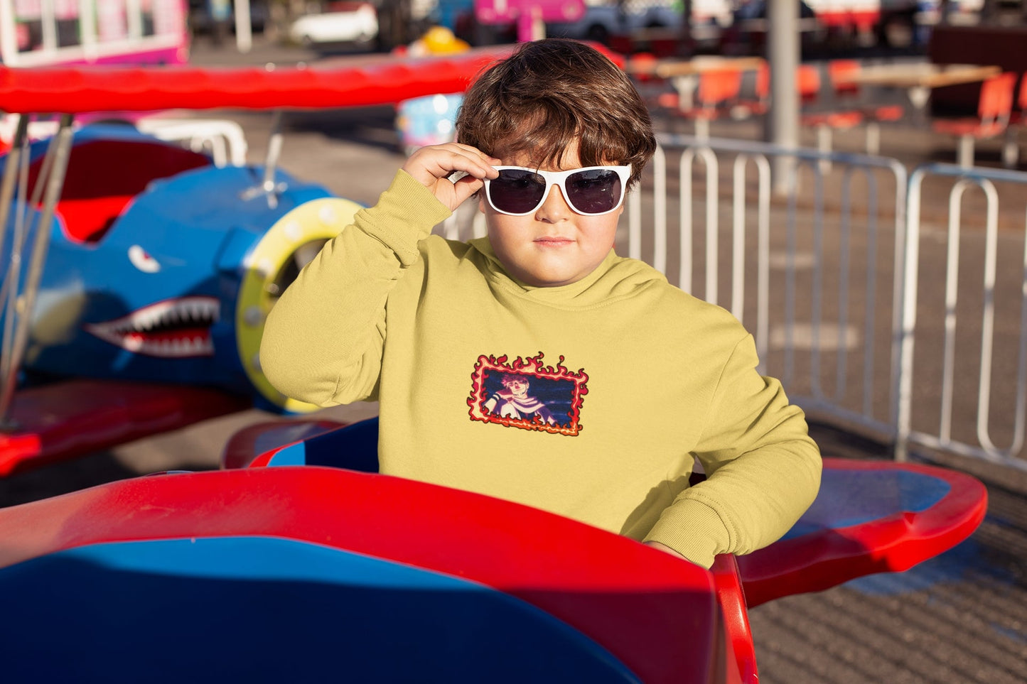 Ryomen Sukuna Front Hoodies for Children