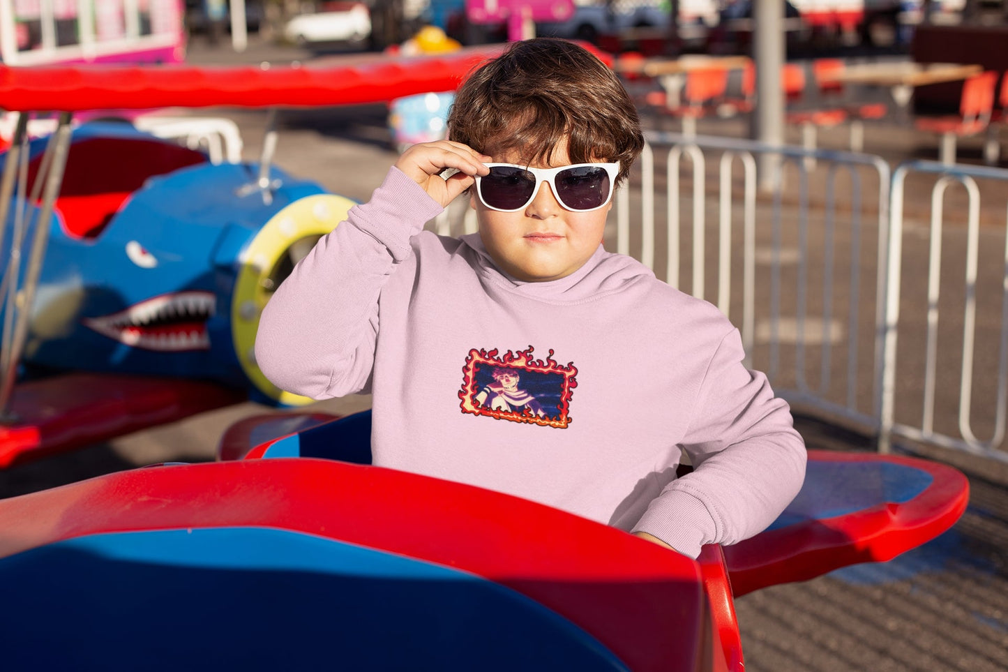 Ryomen Sukuna Front Hoodies for Children