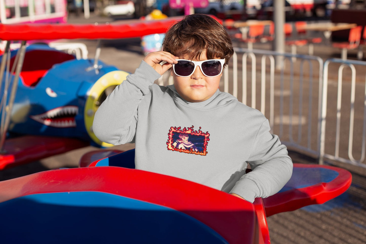 Ryomen Sukuna Front Hoodies for Children