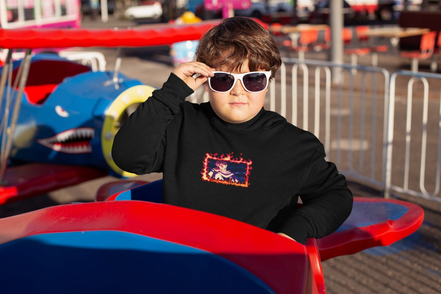 Ryomen Sukuna Front Hoodies for Children