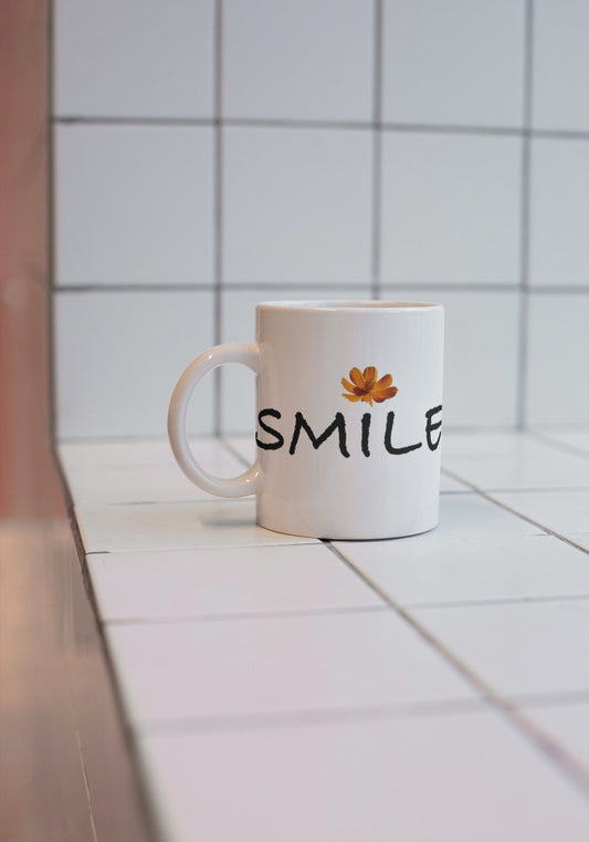 White Coffee Mug (SMILE)