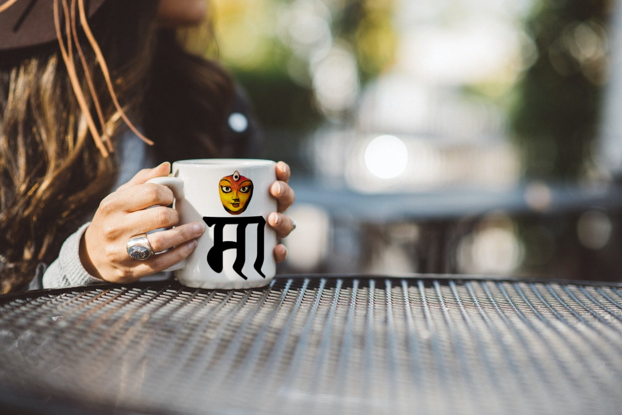 Maa White Coffee Mug
